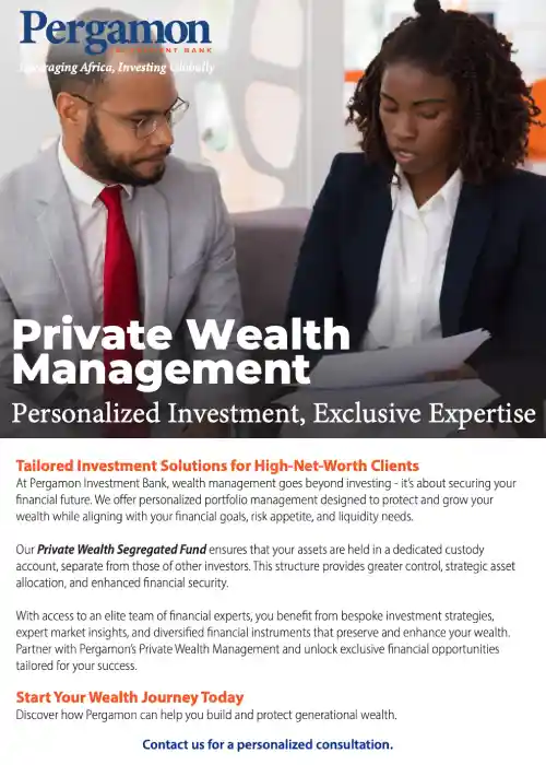 pergamon investment bank private wealth management service